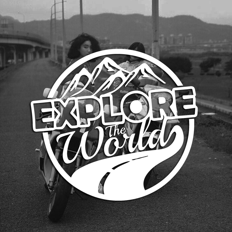 Outdoor Adventure World - Наклейка для внедорожника, 1 шт., для