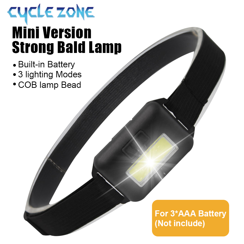 Outdoor Adventure Zone - Мини-налобный фонарь, портативная фара COB, 3