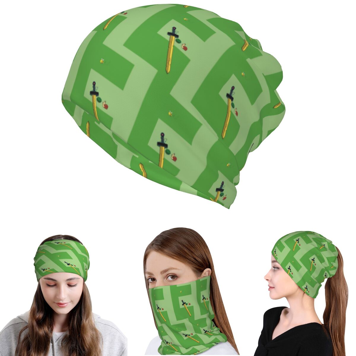 Outdoor Adventure For Adults - Многофункциональная балаклава-шарф-маска-бандана Finn The Human Adventurer,
