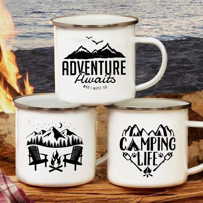 Outdoor Adventure Friends - Приключенческие кружки для кемпинга Happy Campers,