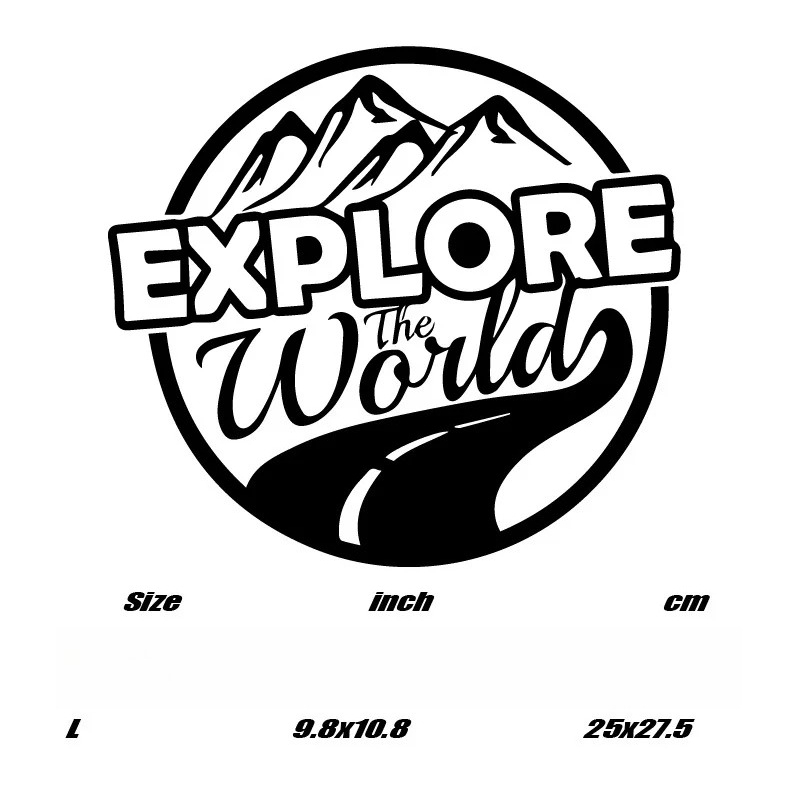 Наклейка для внедорожника, 1 ш – обзор и цена Outdoor Adventure World
