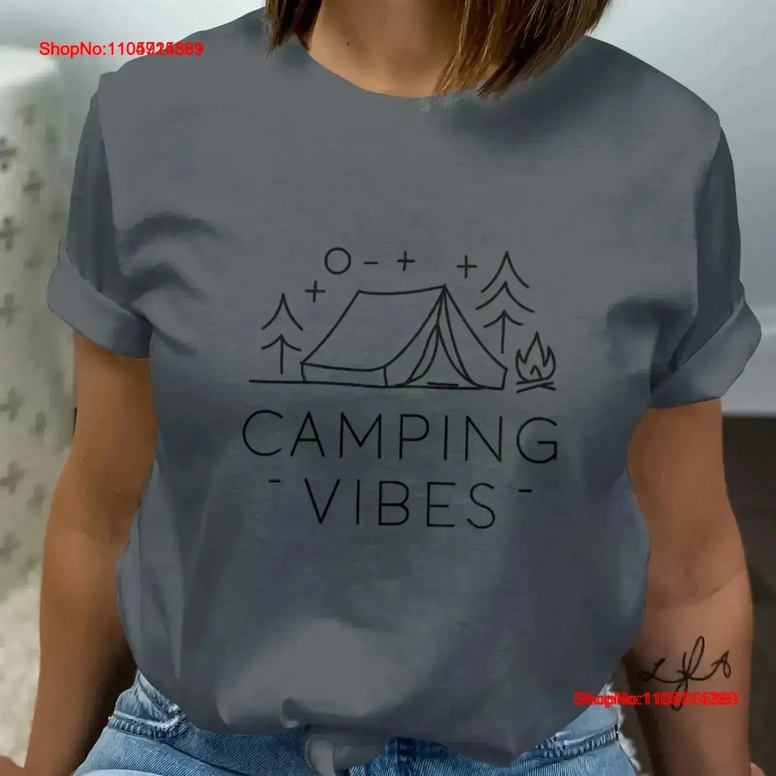 Футболка Camping Vibes для люб – обзор и цена Outdoor Adventure Campgrounds
