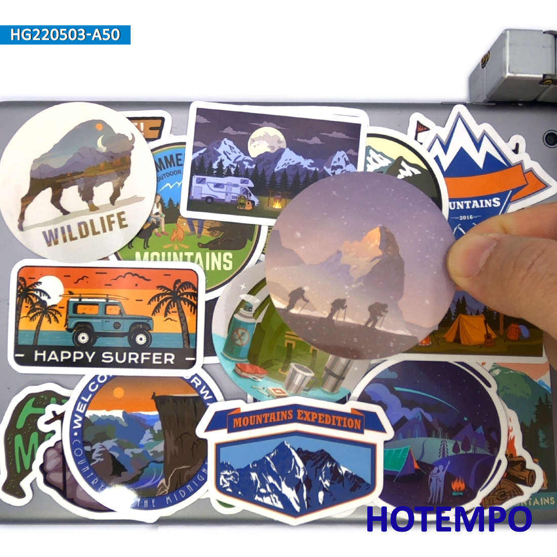 Набор наклеек для путешествий  – обзор и цена Outdoor Adventure World